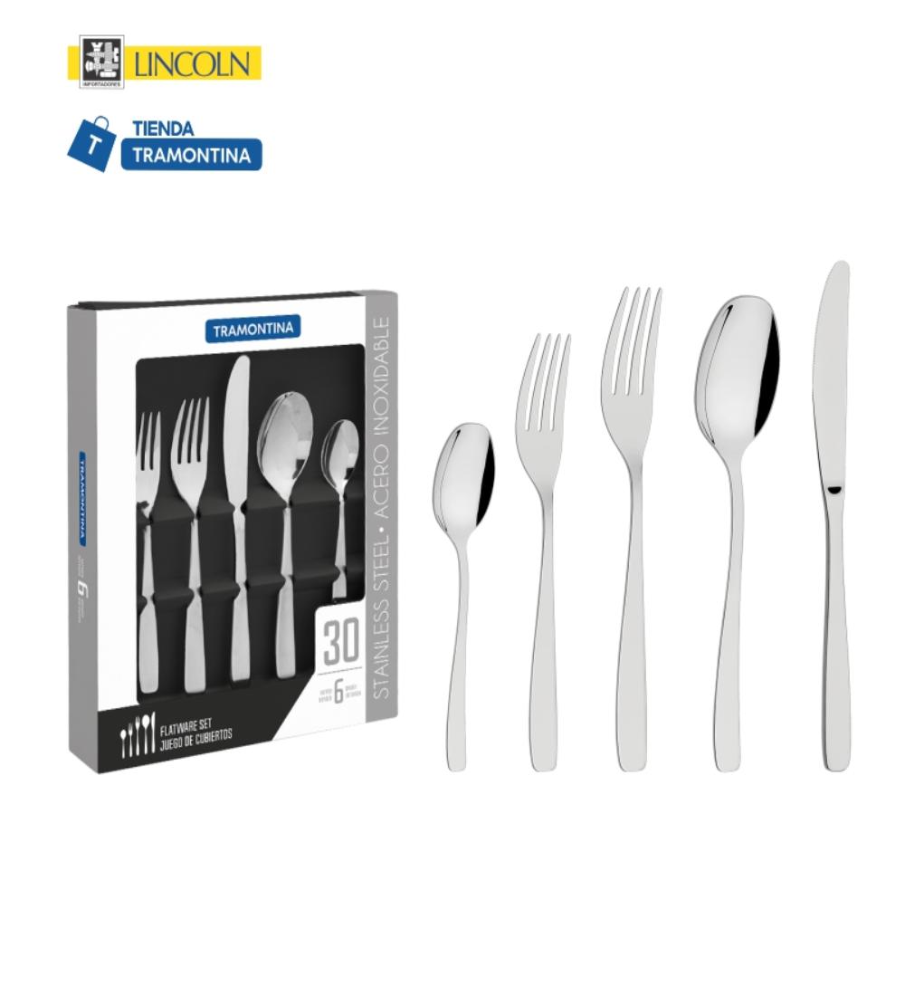 JUEGO DE CUBIERTOS TRAMONTINA COSMOS 30 PIEZAS